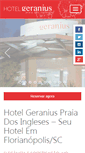 Mobile Screenshot of hotelgeranius.com.br